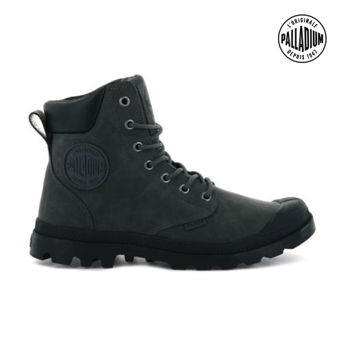 Palladium Pampa Cuff WP LUX Laarzen Heren Zwart | NL 84MRGQS